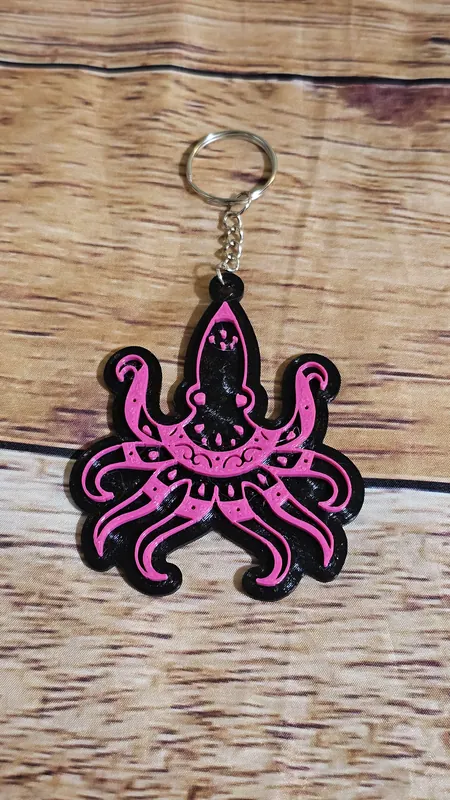 Custom Keychain - Personalized 3D printed keychain